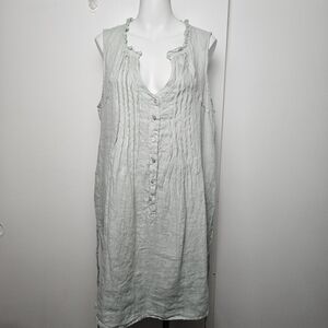 Bella notte tunic in seaglass Dawson Sleeveles Tunic